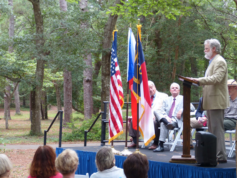 Brent Lane Honoring Joachim Gans at Fort Raleigh