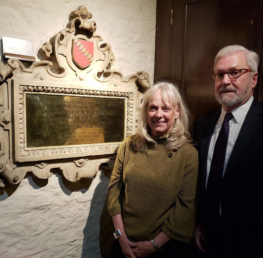 400th Sir Walter Raleigh Commemoration at Westminster Abbey