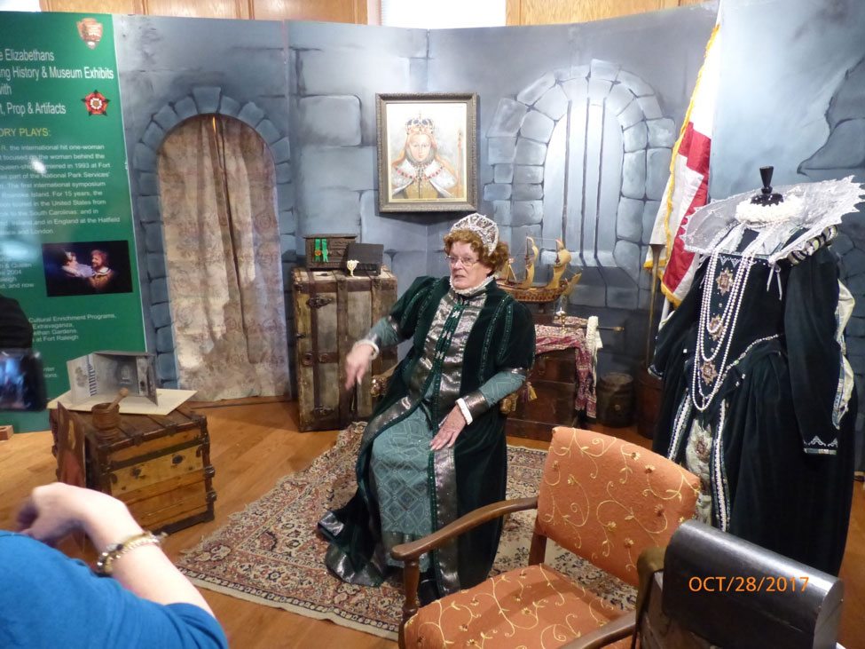 Elizabethan Dress Exhibit Manteo NC